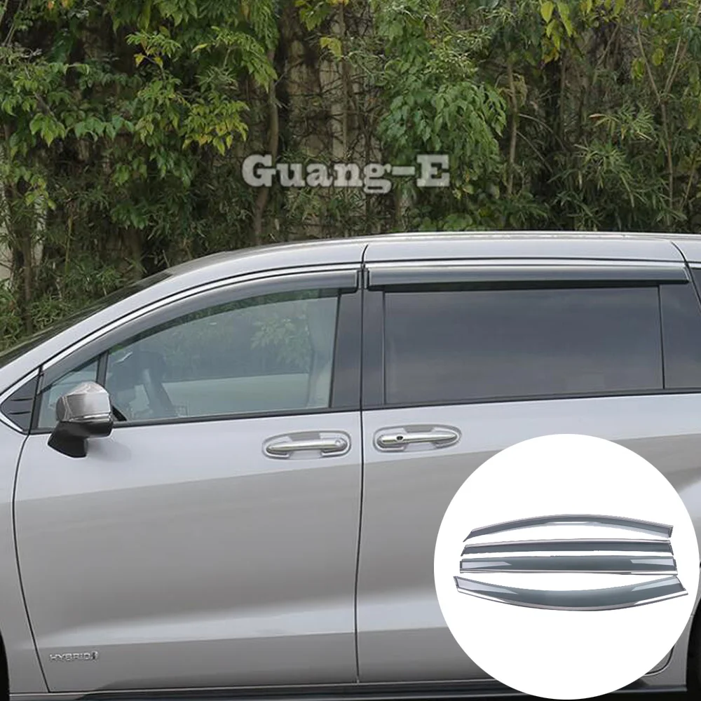 For Toyota Sienna 2021 2022 2023 Plastic Window Visor Sun Shade Rain Guard Car Accessories Side Deflector Protector 4PCS
