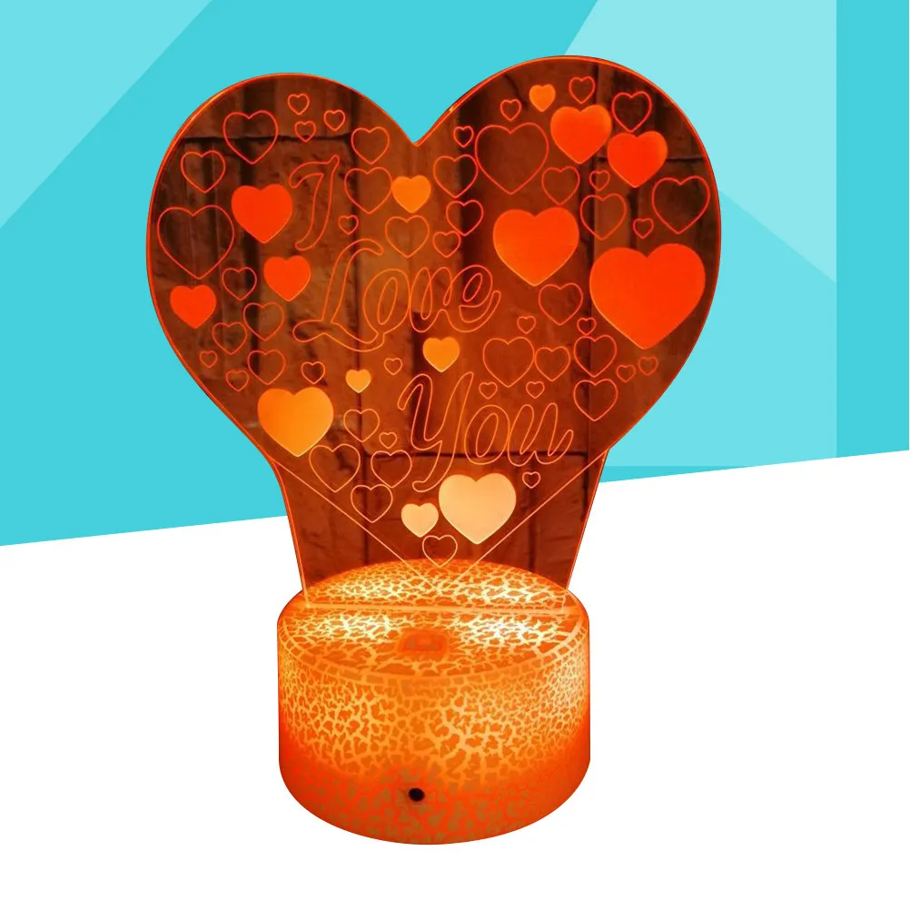 

Ночник Touch Heart с изменяющимся светодиодным освещением для спальни, гостиной, бара, кафе, магазина, дома, вечеринки, фестиваля