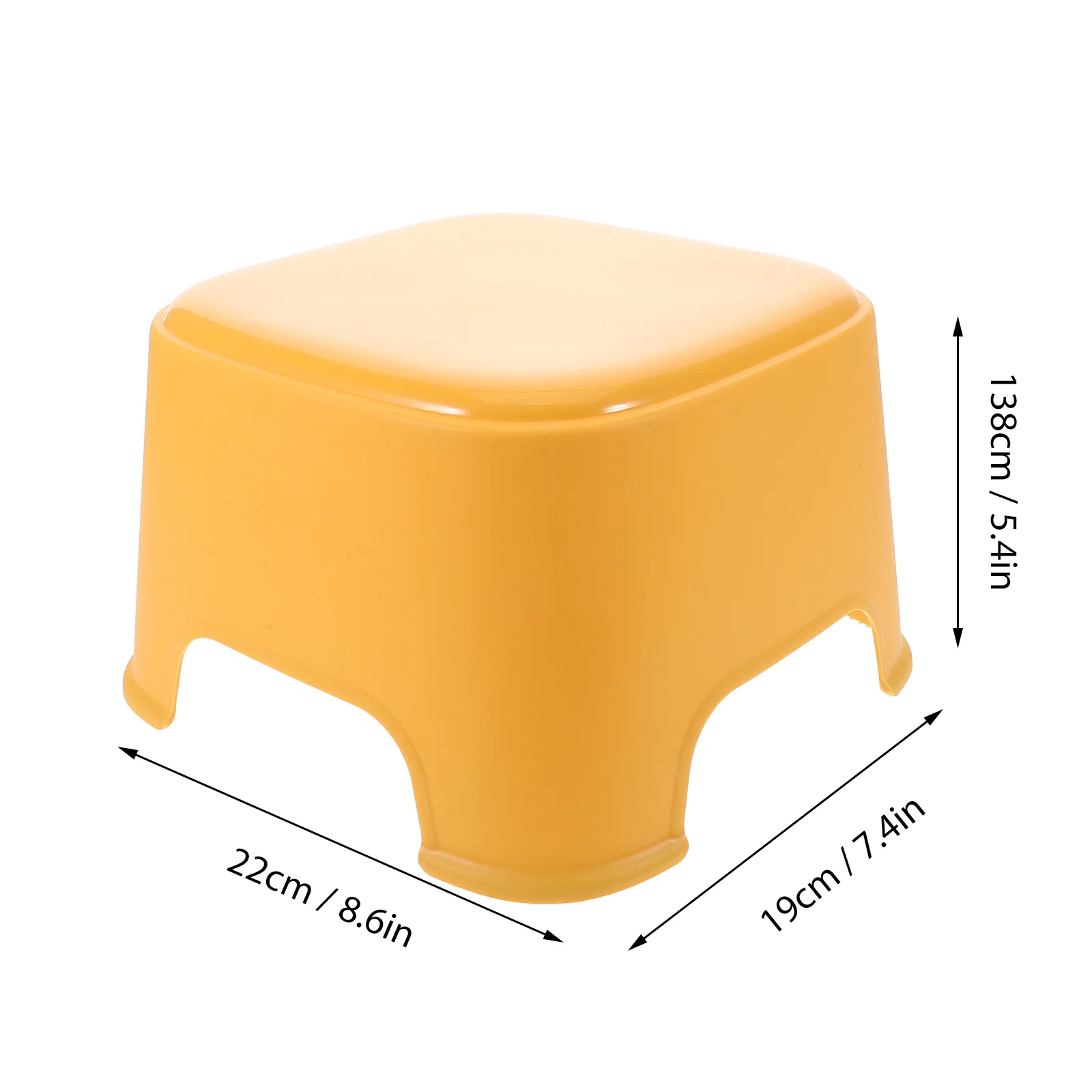 Multifunctional For Bathroom Kitchen Home Non-Slip Comfortable Step Stool Ergonomic Design Potty Shower Foot Stool