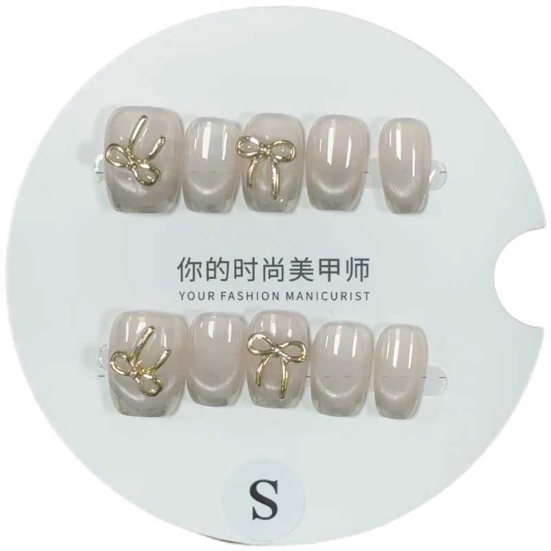 

Wearable Nail Short Nail Wearable Finished Art Handmade Customized Patch Custom Products