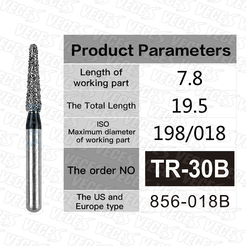 TR Typ Extra Grobe Dental Diamant Bohrer Standard Zahnmedizin Erdbeeren Bohrer Zahnarzt Werkzeuge FG High Speed Bur 1,6mm 10 stücke