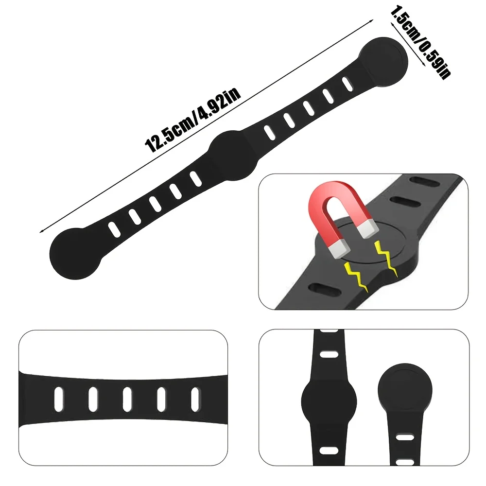 2/4PCS Air Fryer Magnet Silicone Buckle for Holding Down Air Fryer Parchment Paper Liners Prevent The Paper Gasket From Burning