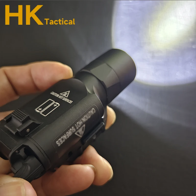 Tactical Flashlight Surefir X300U X300 X400 Pistol Scout Light  Glock Picatinny Rail Outdoor Field Lighting Hunting Weapon