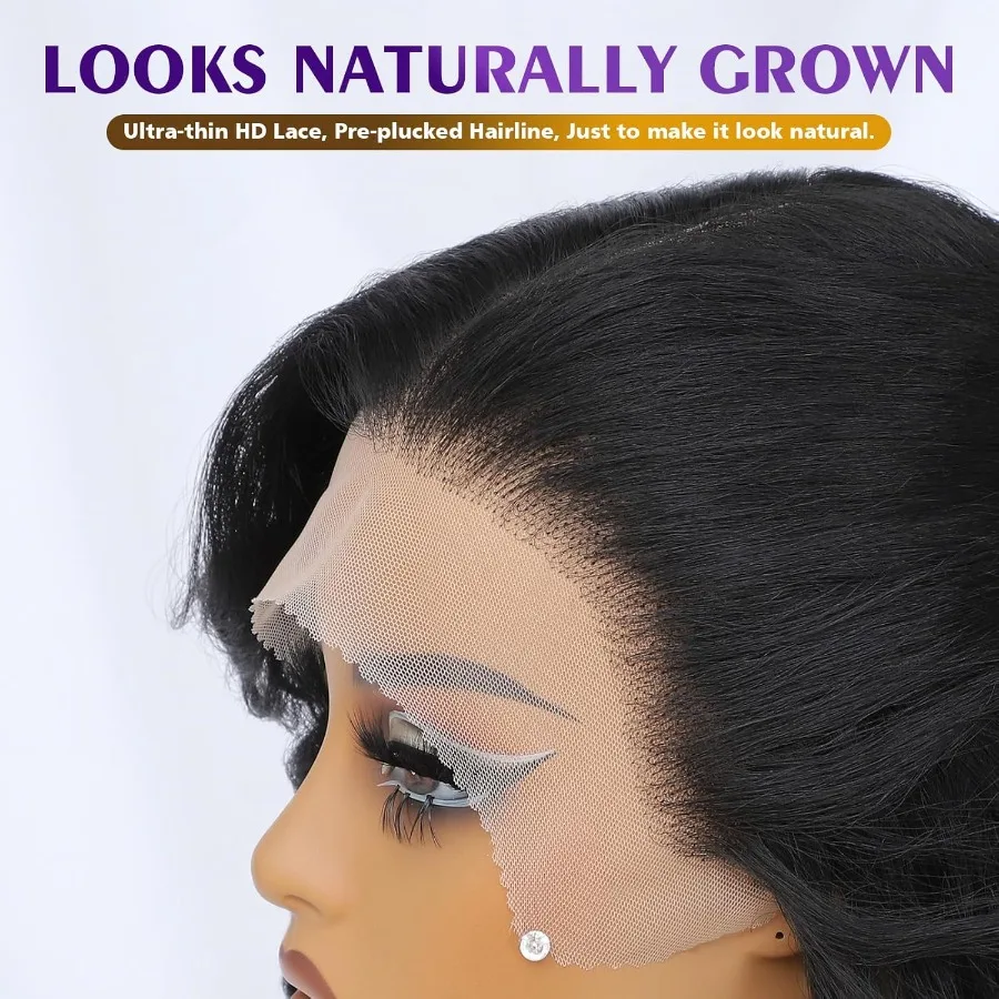 Felek الاصطناعية الزنجبيل شعر مستعار مجعد 13x6 الدانتيل الجبهة الباروكات للنساء أبيض وأسود فضفاض موجة HD شفافة الدانتيل الباروكات الأمامية قبل