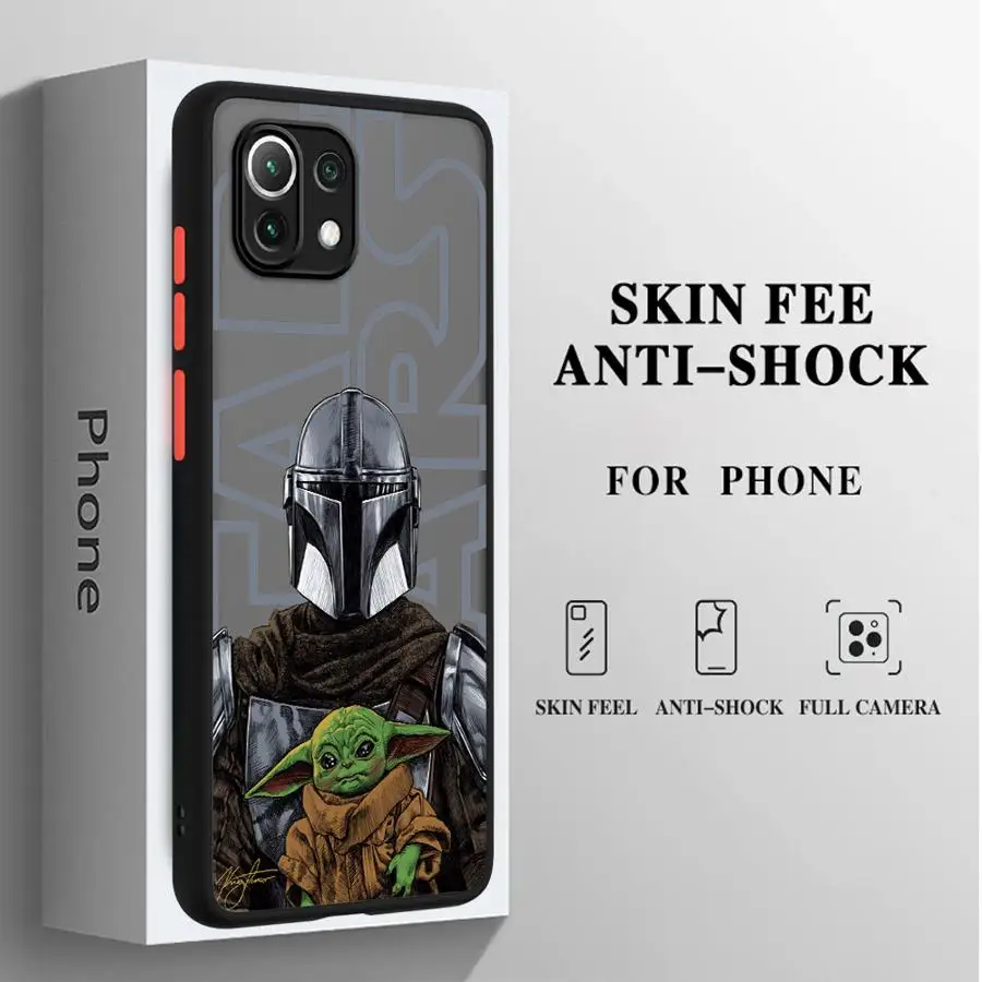 Star Mandalorians W-Wars Phone Case for Xiaomi Redmi 13C 12 5G 12C 10C 10 9 9A 9T A1 9C A2 Plus K40 Pro Matte Cover Funda Case