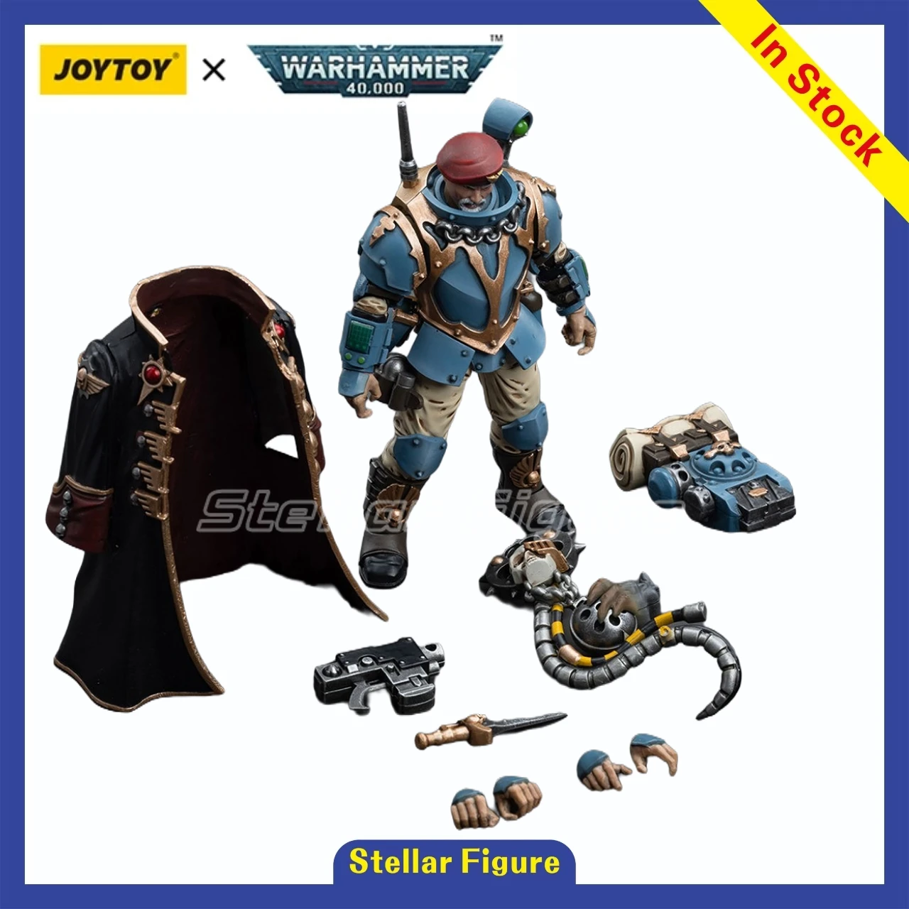 

【SF】JOYTOY 1/18 Action Figure Astra MilitarumTempestus Scions Command Squad 55th Kappic EaglesTempestor Prime Model Ornaments