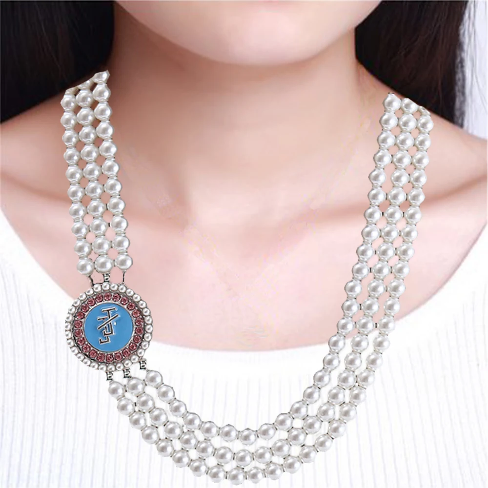 1938 JJOA Members Gifts Pearl Strand Social Letters Jack And Jill JJ Necklaces Jewelry For Women