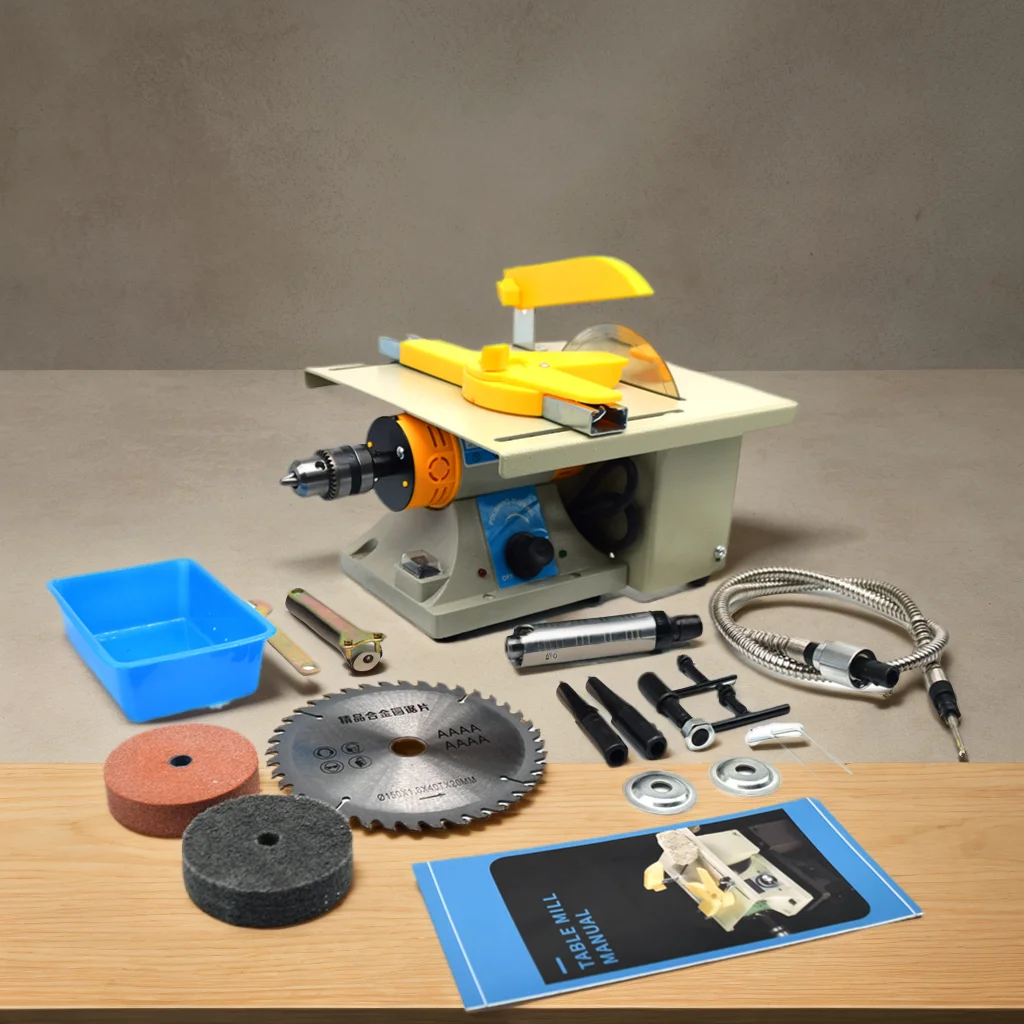 Kinway 26000 RPM Gemstone Cutting Machine with Trim Saw and Polishing Function Metal Material