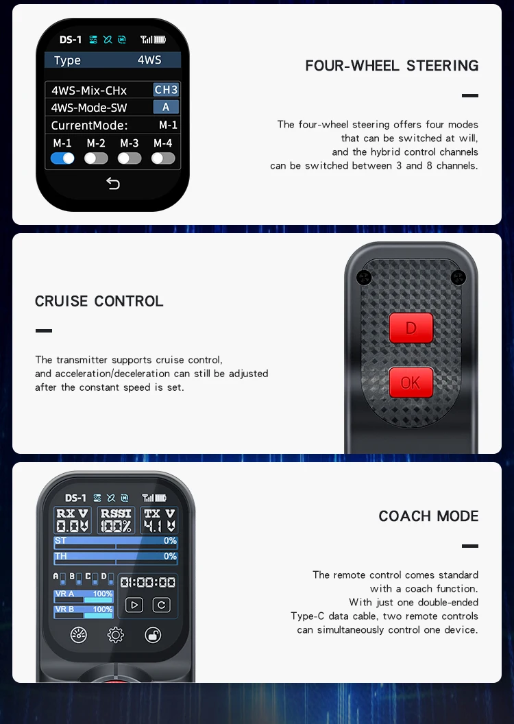 جديد HOTRC DS800 2.4G 8CH الارسال اللون شاشة تعمل باللمس نظام الراديو التحكم عن بعد F-08A استقبال ل RC سيارة الزاحف أجزاء القوارب