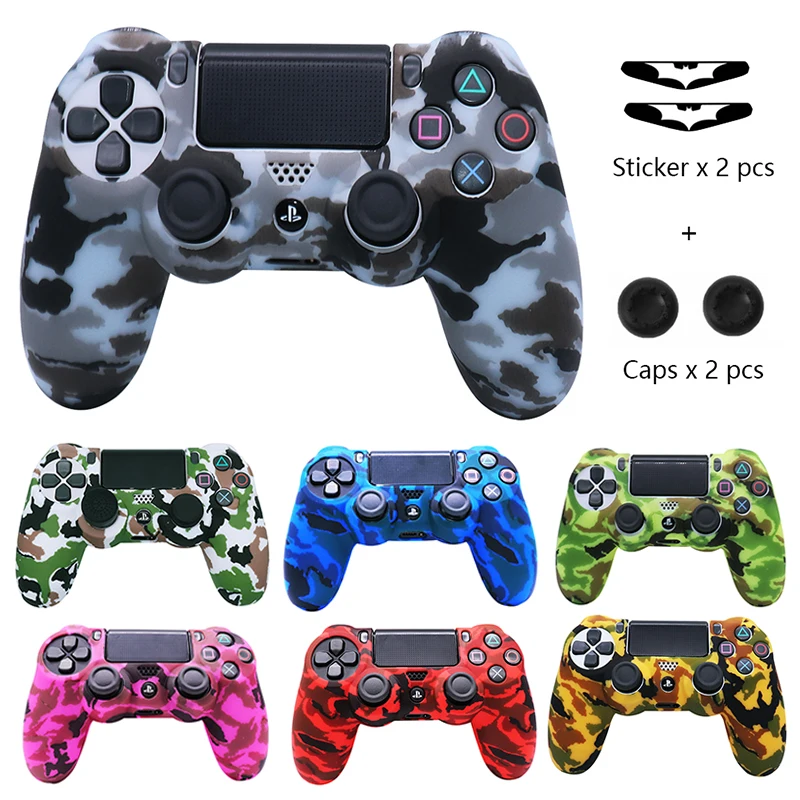 

Soft Silicone Case For Playstation 4 Controle Skin Protection Cover For PS4 Controller Gamepad Joystick Cases Game Accessories