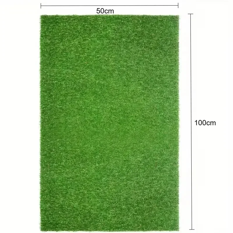 a top quality realistic artificial grass turf mat suitable for indoor/outdoor use - heavy-duty synthetic lawn