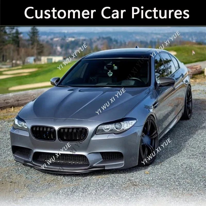 Per BMW serie 5 F10 M5 M5 compition Sedan 2011-2016 paraurti anteriore Spoiler Splitter testa paraurti protezione modanatura Trim Kit