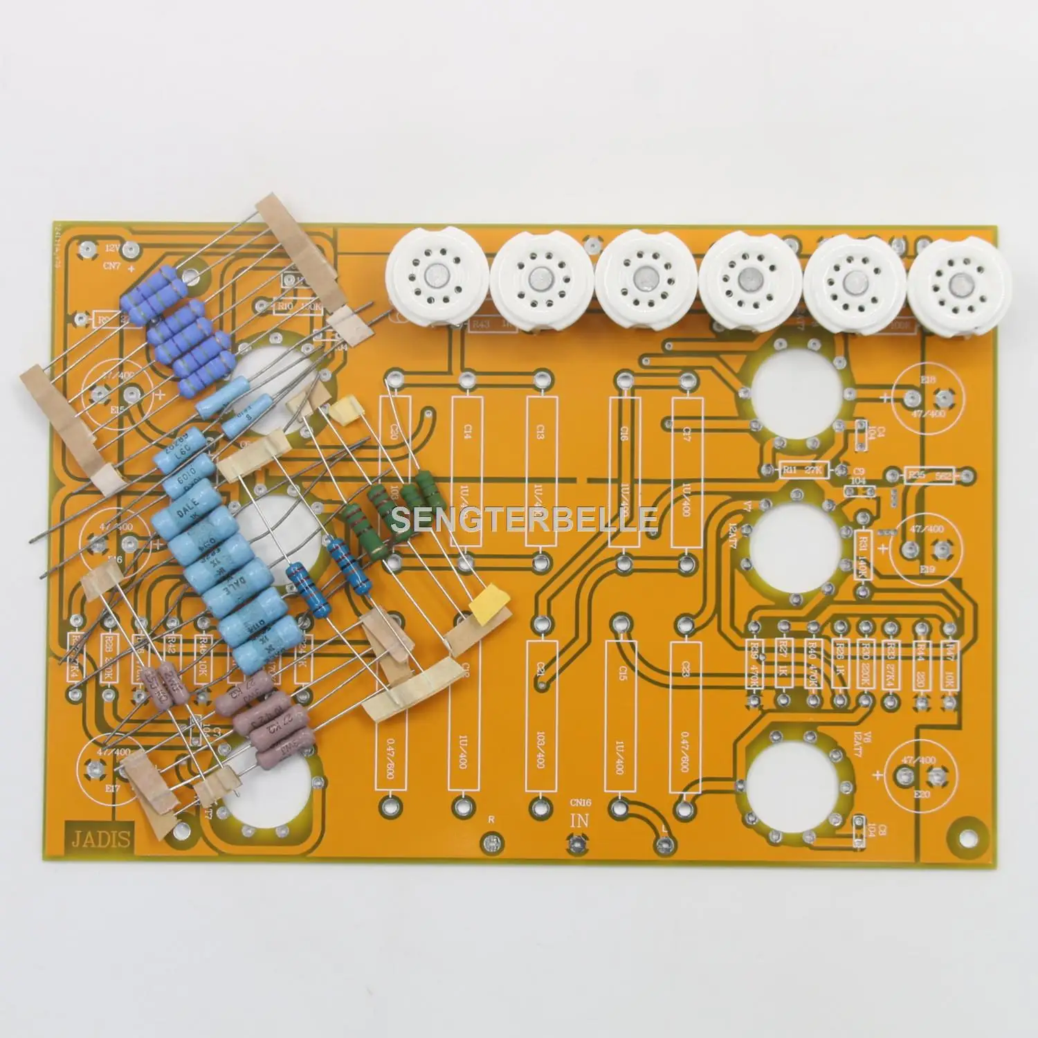 Hi-End  JADIS JP200 Tube Stereo Preamplifier Board Kit ( PCB +Resistance +Tube Seat )