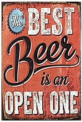 Metal Sign Tin Poster Beer Theme Vintage Sign Tavern Bar Pub Shop Retro 12;