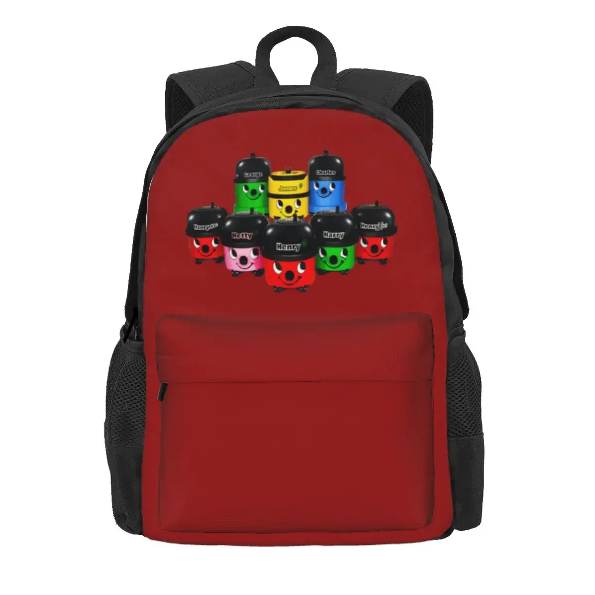 

Henry Hoover And Friends Backpack Daypack Large Capacity Boys Girls BookBag School Bag Shoulder Bags for Men Women