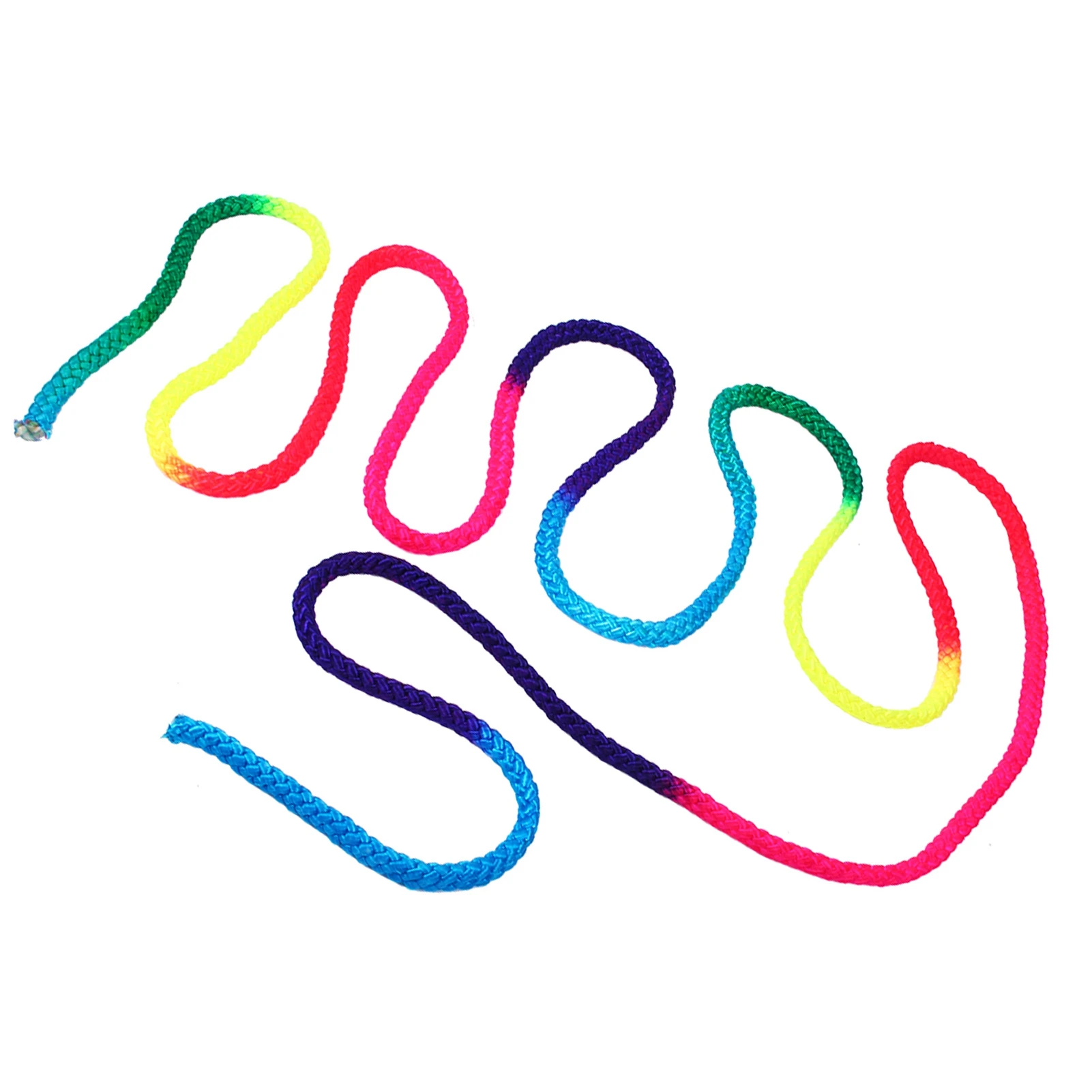 Gymnastics Rope Rainbow Color Professional Training Competition Performance Dance Arts for Gymnasts Performers and