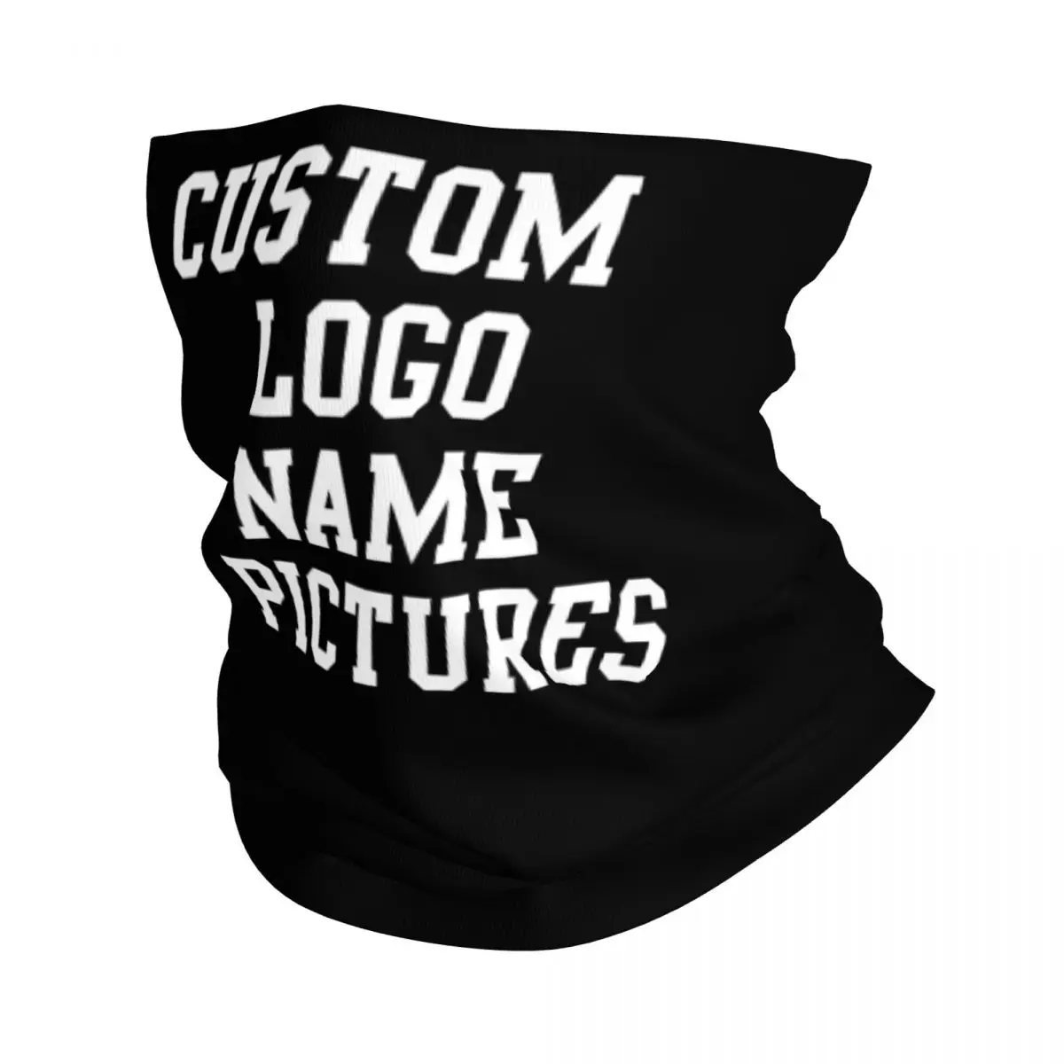 

Personalized Balaclava Photo Picture Customized Bandana Neck Gaiter Custom Logo Text Name Mask Scarf Multi-use For All Season