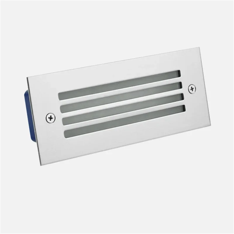 IP65 5W Aluminum Recessed LED Stair Light Waterproof Outdoor Wall Floor Lamp for Garden Path Yard Stairs Wall Garden Edge