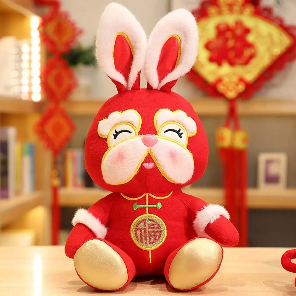 

Toy Mascot Doll Stuffed Toys Chinese New Year Rabbit Mascot Rabbit Doll Rabbit Year Mascot Rabbit Plush Toy Bunny Plush Doll