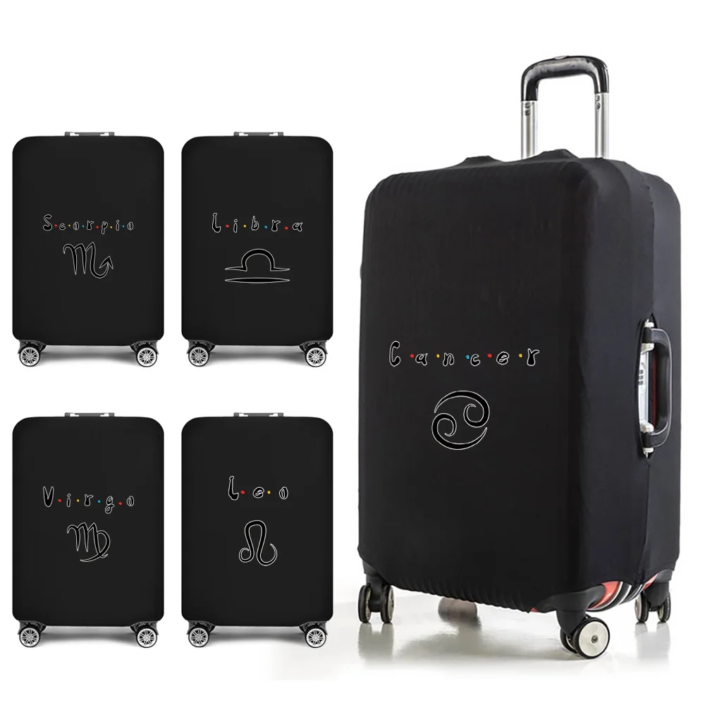 

Travel Essentials Protective Suitcase Case for 18-32Inch Constellation Print Trolley Holiday Traveling Accessories Luggage Cover