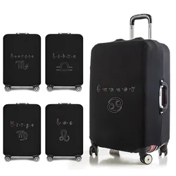 Travel Essentials Protective Suitcase Case for 18-32Inch Constellation Print Trolley Holiday Traveling Accessories Luggage Cover