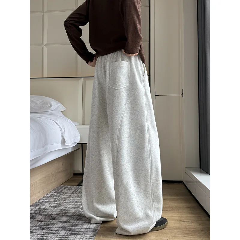 2026 Autumn New American Trend Loose Wide-leg Scimitar Casual Pants