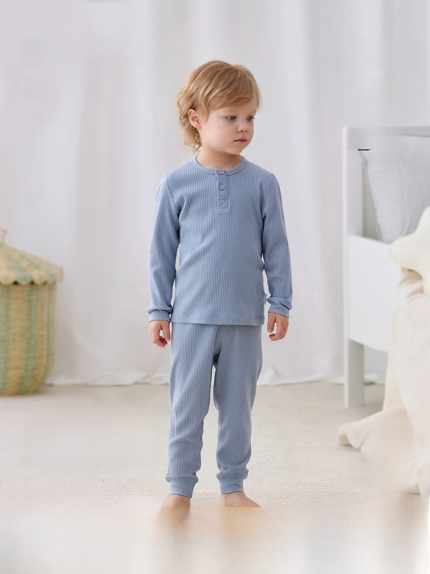 set-di-abbigliamento-per-casa-babylove-in-cotone-modal-pigiama-primaverile-ed-estivo-per-bambini-unisex-due-pezzi-tinta-unita-abbigliamento-casual-per-bambini