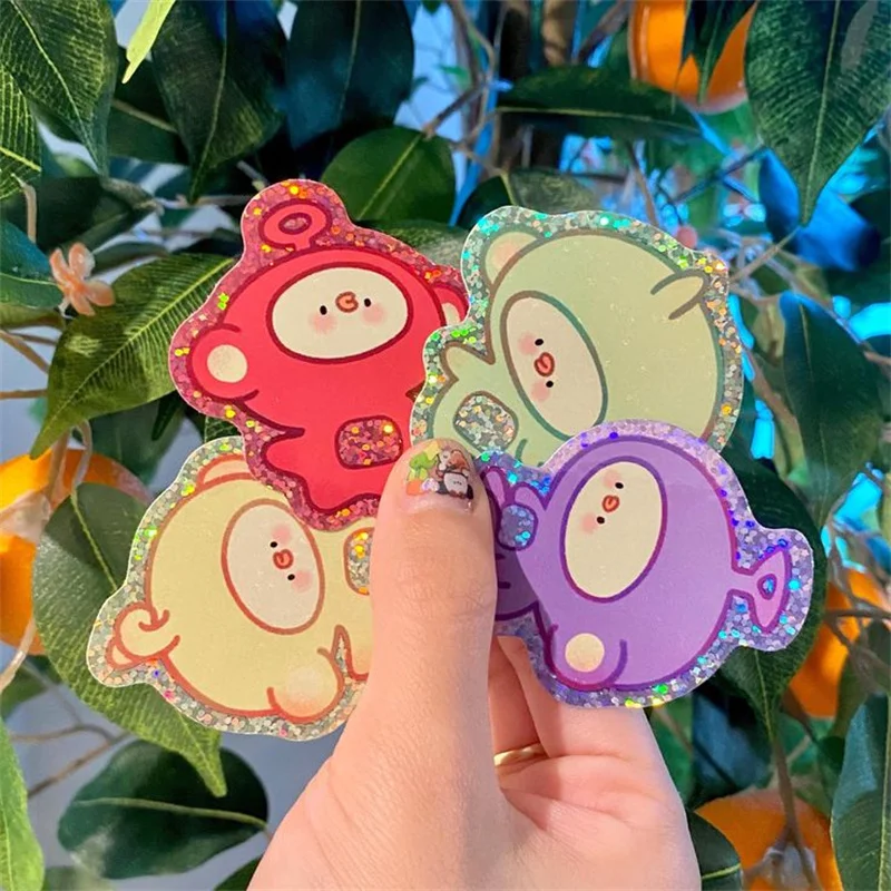 Printable Self Adhesive Waterproof Label Inkjet stickers Full Sheet Hologram Sticker Rainbow Custom Holographic Sticker
