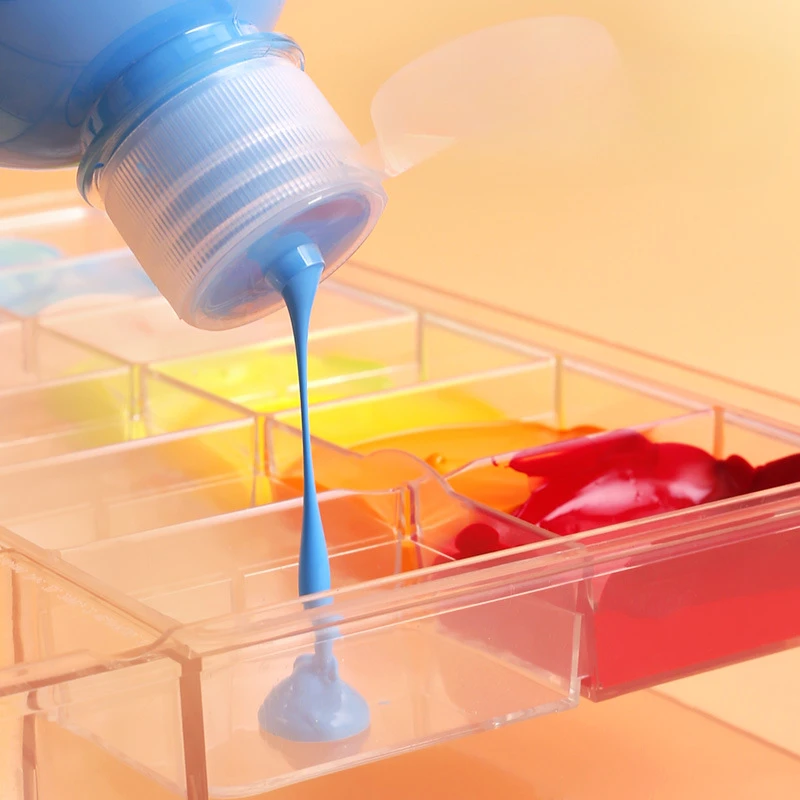 250ML Washable Kids Tempera Paint Set, Non-Toxic & Vibrant Colors, Perfect for DIY Finger Painting & Creative Art Projects