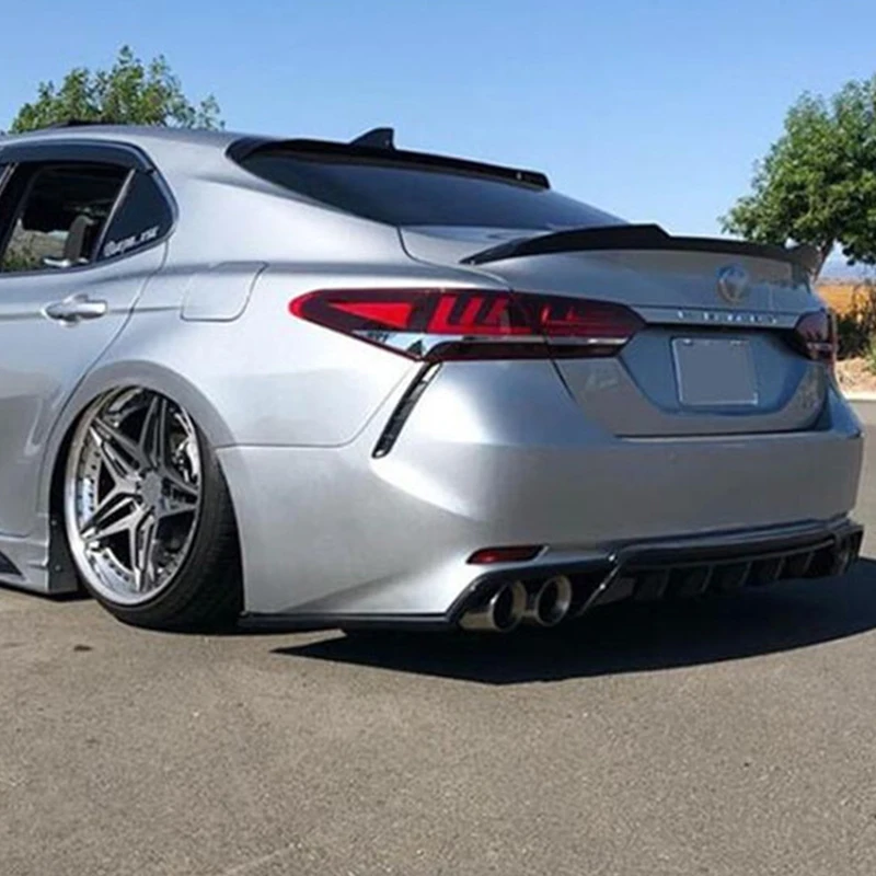 FOR Spoiler Wing NEW Toyota Camry Car Trunk ABS Material Rear Lip Tail Fin Accessories Refit Body Kit M4 STYLE 2018 2019 2020