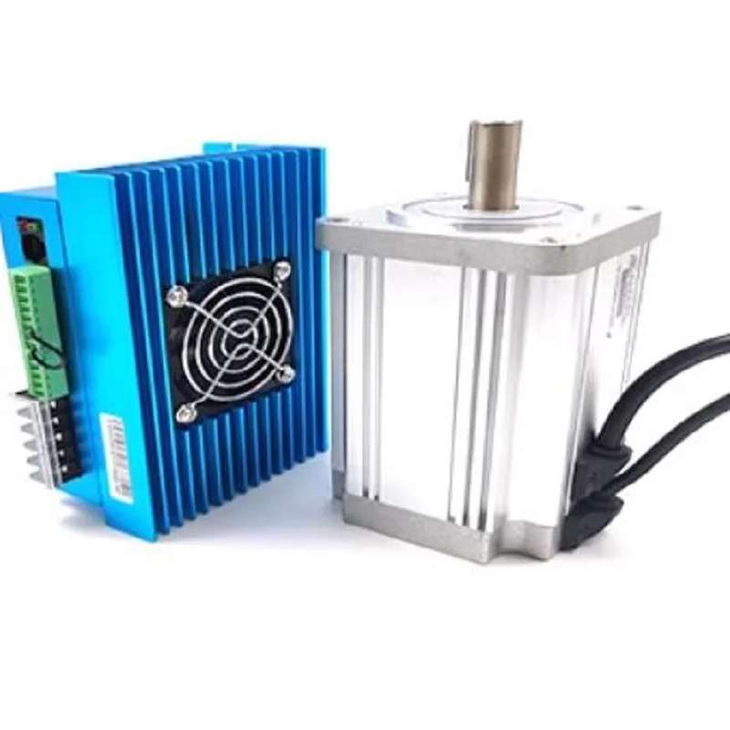 250W_220V_3000RPM+ZM-7205A    80 Series High-voltage Brushless Motor Driver Set 550W750W1200W with Built-in Hall Sensor