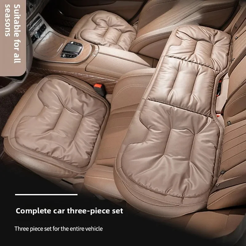 

1pc Universal 5-Seater Car Seat Cushion Front And Rear Breathable Comfortable Non-Slip All-Season Car Seat Cushion