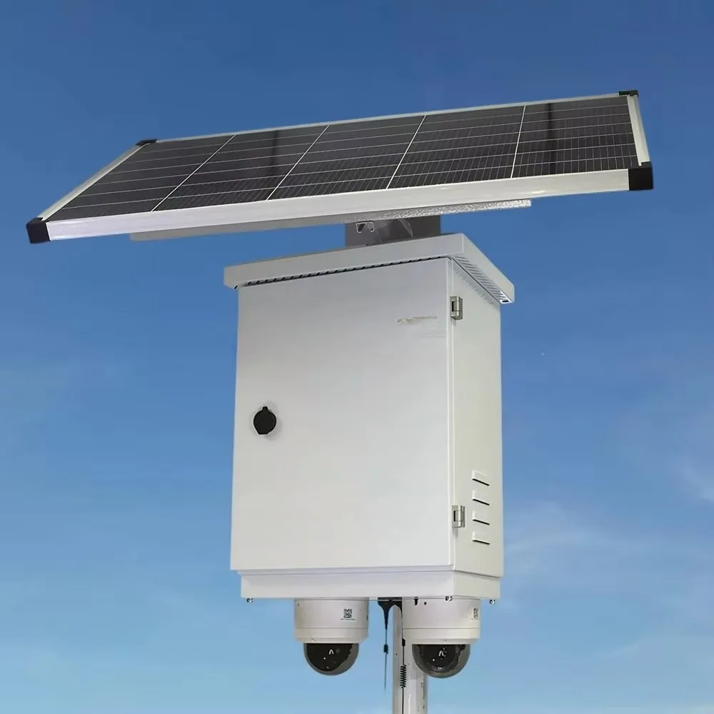

CCTV 24 Hour Recording Outdoor WiFi Motion Detect Two-Way Audio Night Vision Solar Powered Security Camera System