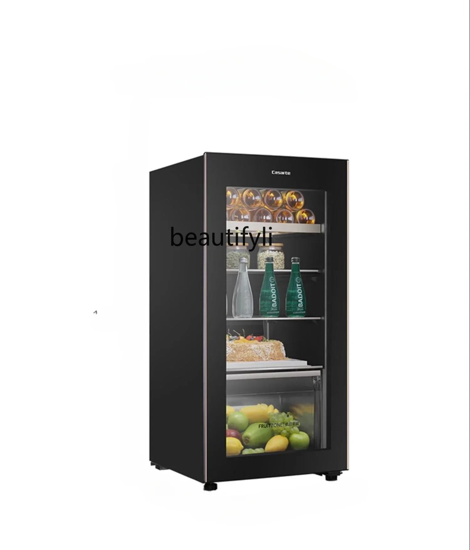 

142 liters ice bar household living room small fresh-keeping small refrigerator