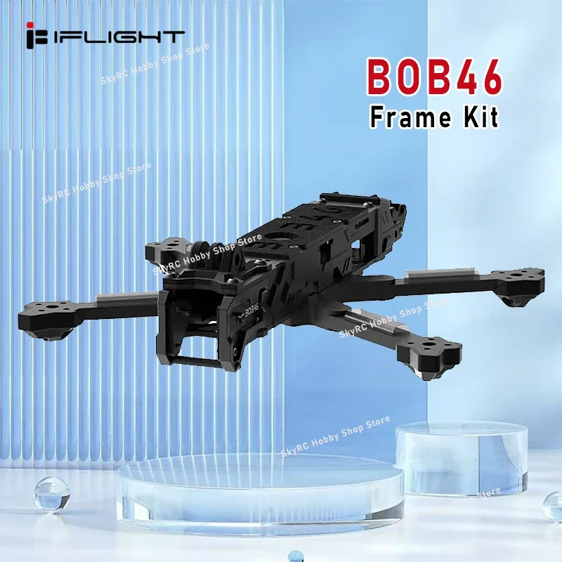 iFlight BOB46 O4 Frame Kit - 226mm Wheelbase 6mm Arm 5-inch O4 Air Unit Pro Compatible FPV RC Accessory