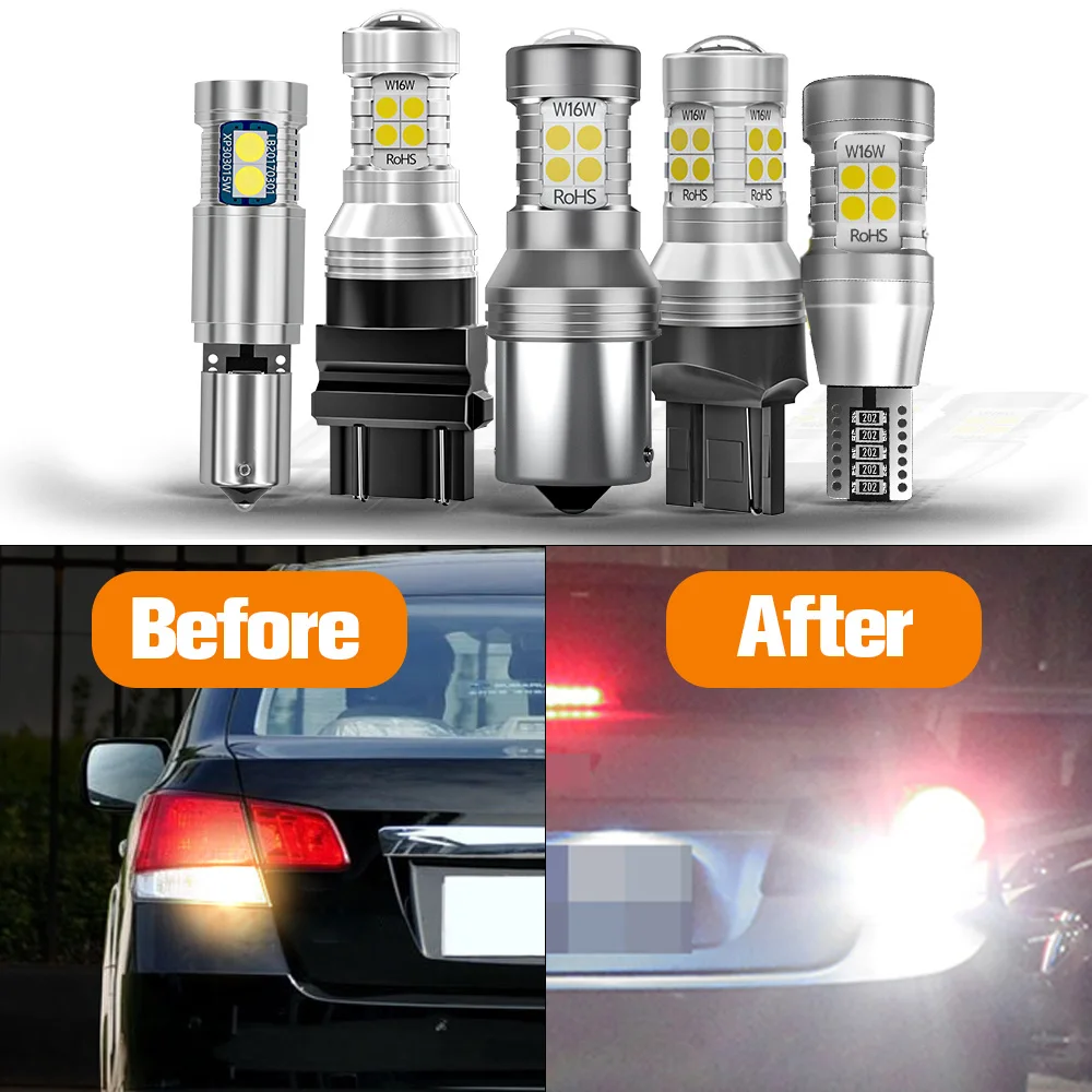 2pcs LED Reverse Light Backup Bulb Accessories For Jeep Liberty KK 2008 2009 2010 2011 2012