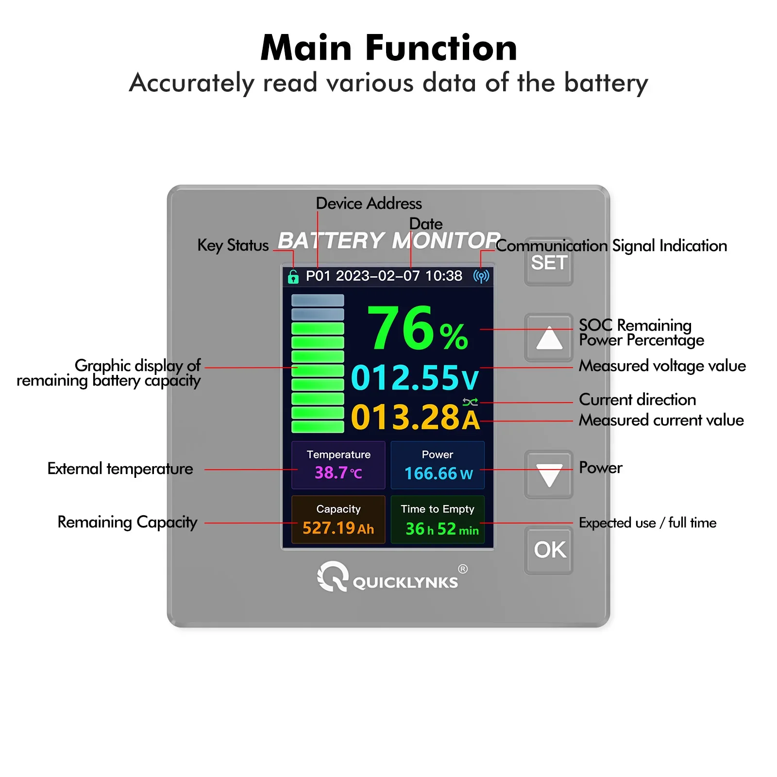 Rv power monitoring meter Intelligent monitoring Intelligent management APP Data center Support Android iOS