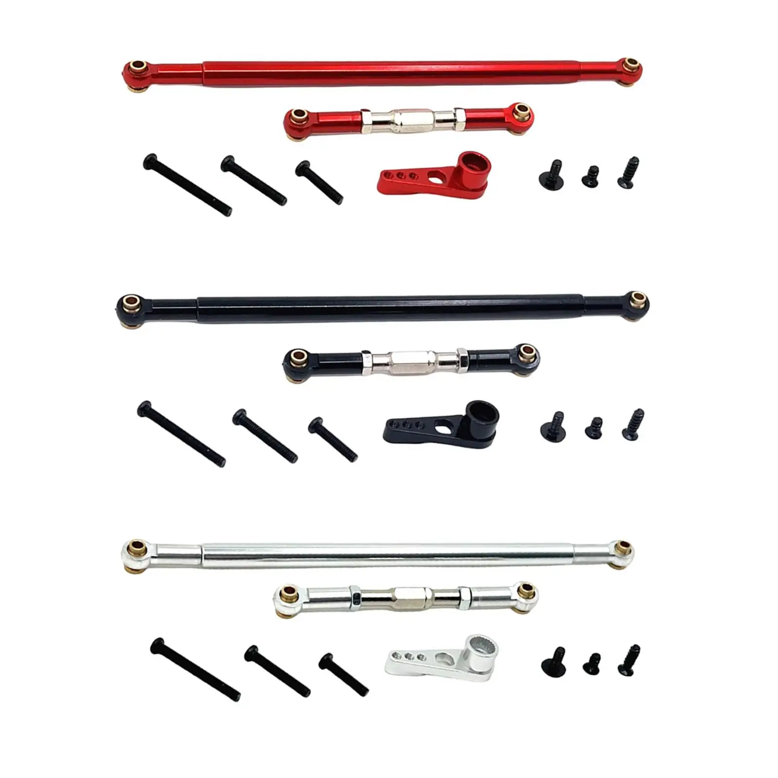 قضيب ربط توجيه معدني للسيارة RC قضيب سحب ذراع مؤازر لسيارة MN86 G500 #3