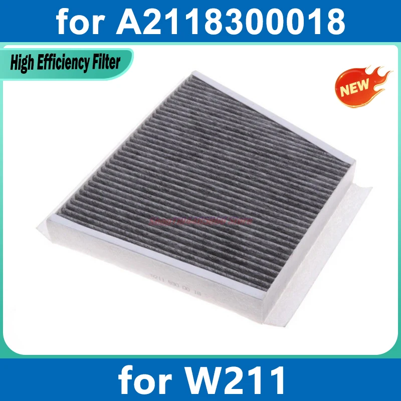 For Mercedes-Benz W211 E200 E220 E240 E270 E280 E300 E320 CLS350 2003-2010 Auto Cabin Air Filter Conditioner A2118300018
