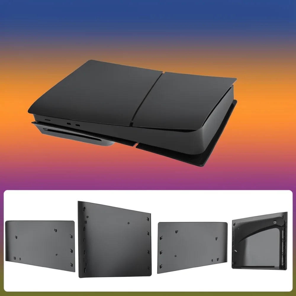 Gaming Console Replacement Faceplate For PS5 Slim Pro Durable Protective Housing Anti Fingerprint Cover view 3
