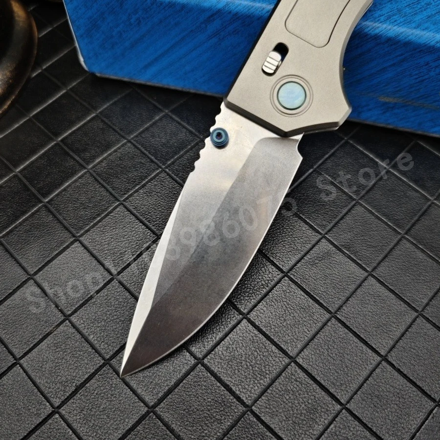 BM 748 나로우스 폴딩 나이프 D2 스틸 블레이드와 알루미늄 핸들 휴대용 가정용 과일 EDC 여행용 나이프 남성용 선물