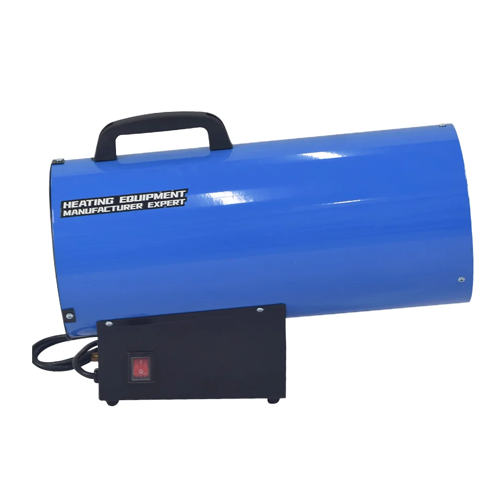 Industrial Portable Poultry Farm Brooding Hot Air Blower Gas Fan Heater for Chicks with Defects (smoked)