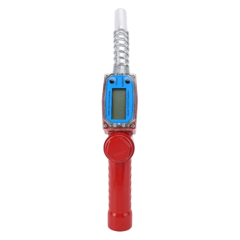 32mm Electronic Fueling Nozzle With Connector High Accuracy Digital Display For Gas Stations Oil Tankers Tractors Construction