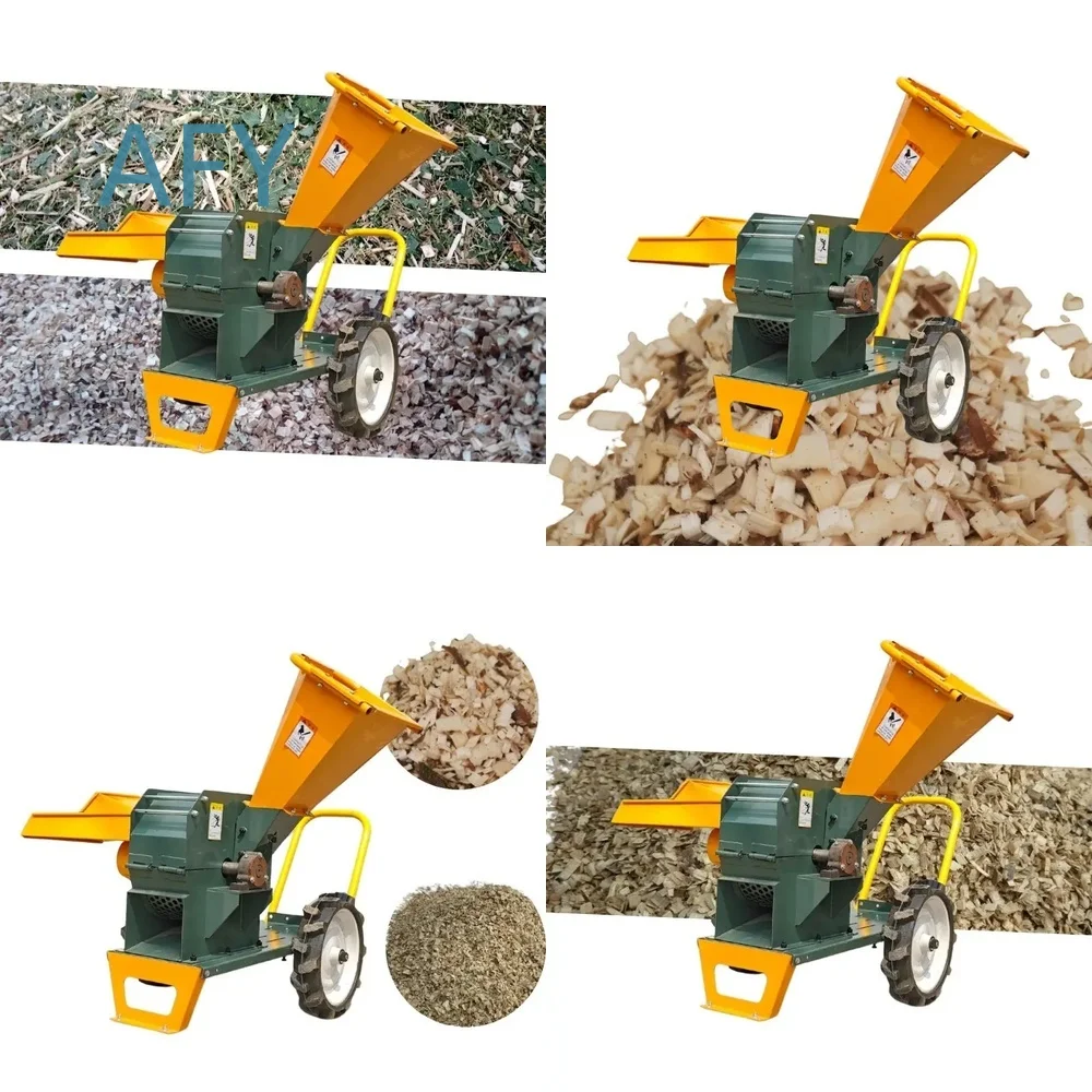 Wood Chipper Grinder for Weiwei 300 Wood Crusher Machine Wood Straw Processing Equipment CE Certified Industrial Shredder