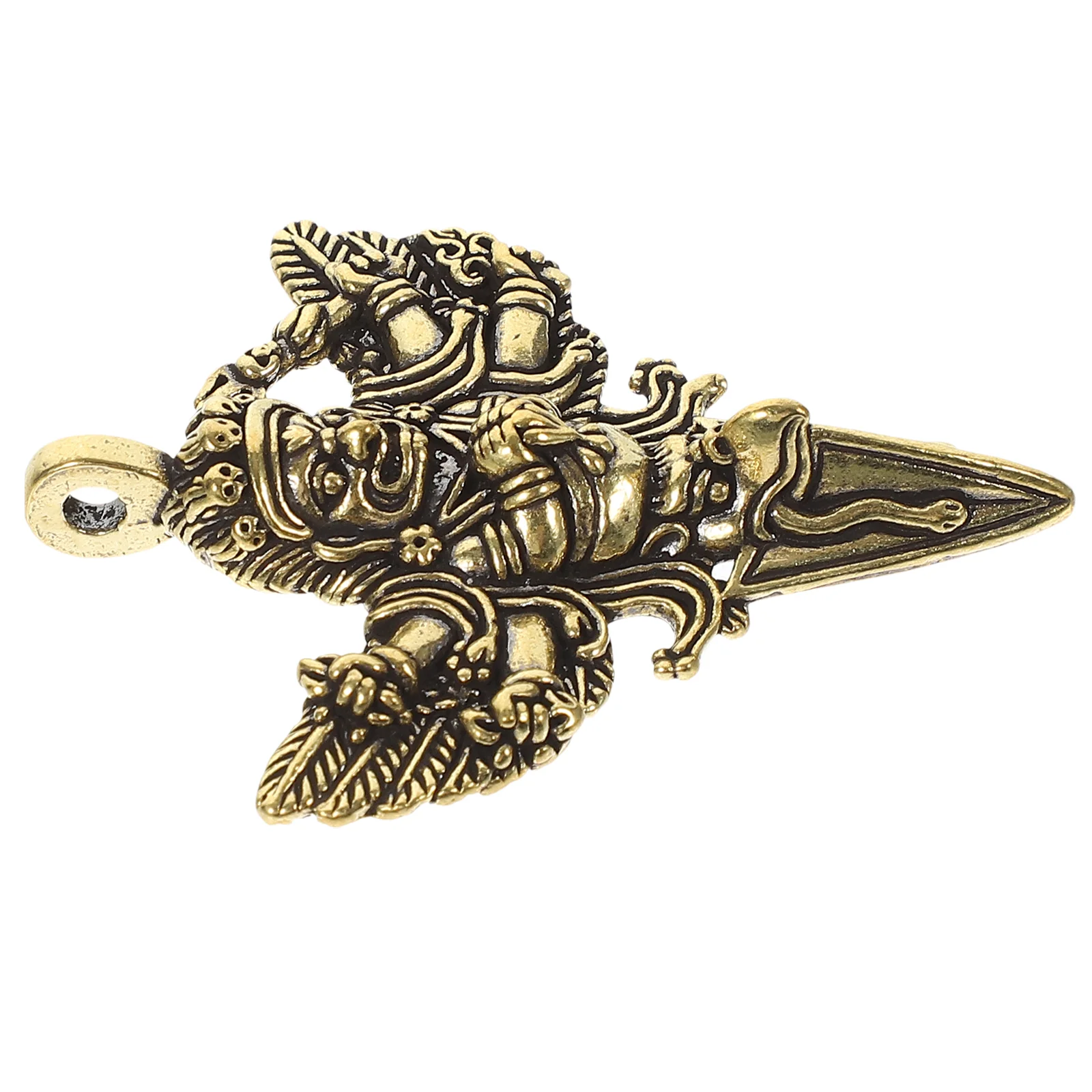 

Key Rings Demon Pestle Buckle Hanging Decoration Vajra Necklace Pendant Brass Tibetan