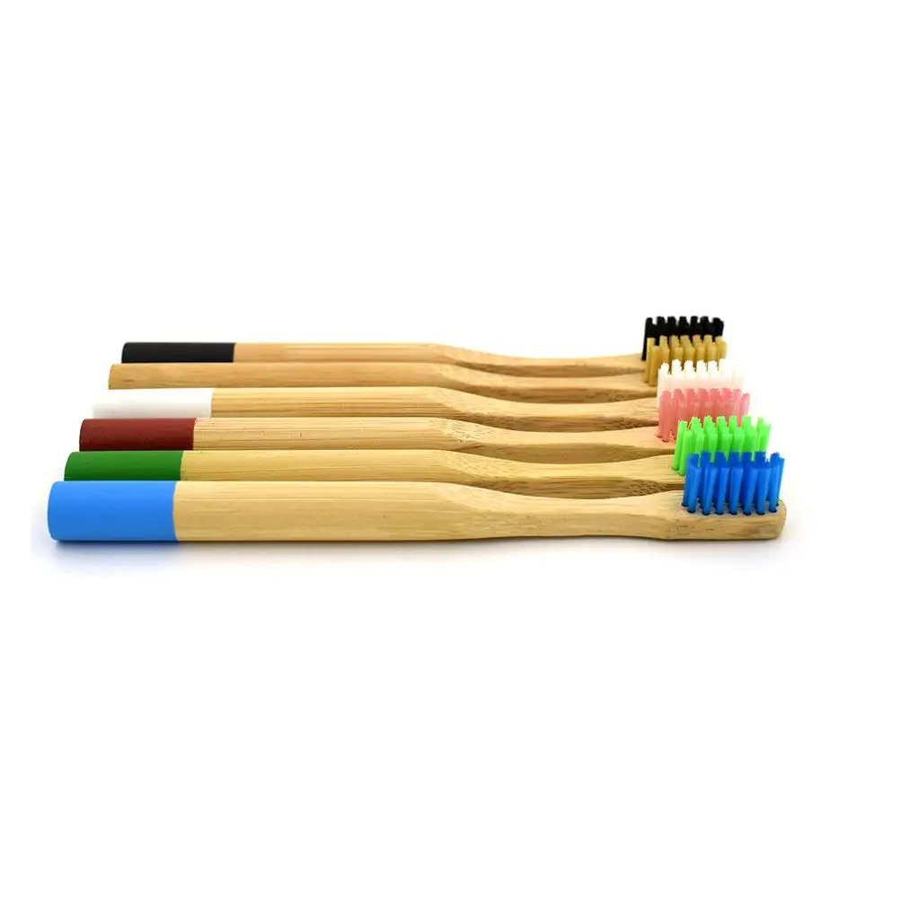 

Bamboo Toothbrush Eco Friendly Soft Bristles Wooden Handle Comfort Grip Biodegradable Safe Disposal Oral Care Toothbrush