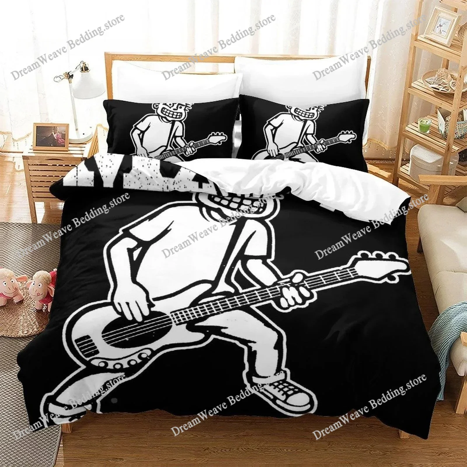 3D Printed Rock Music Mxpx Bedding Set Single Twin Full Queen King Size Bed Set Adult Boy Bedroom Duvet Cover Sets Luxury Gifts 5