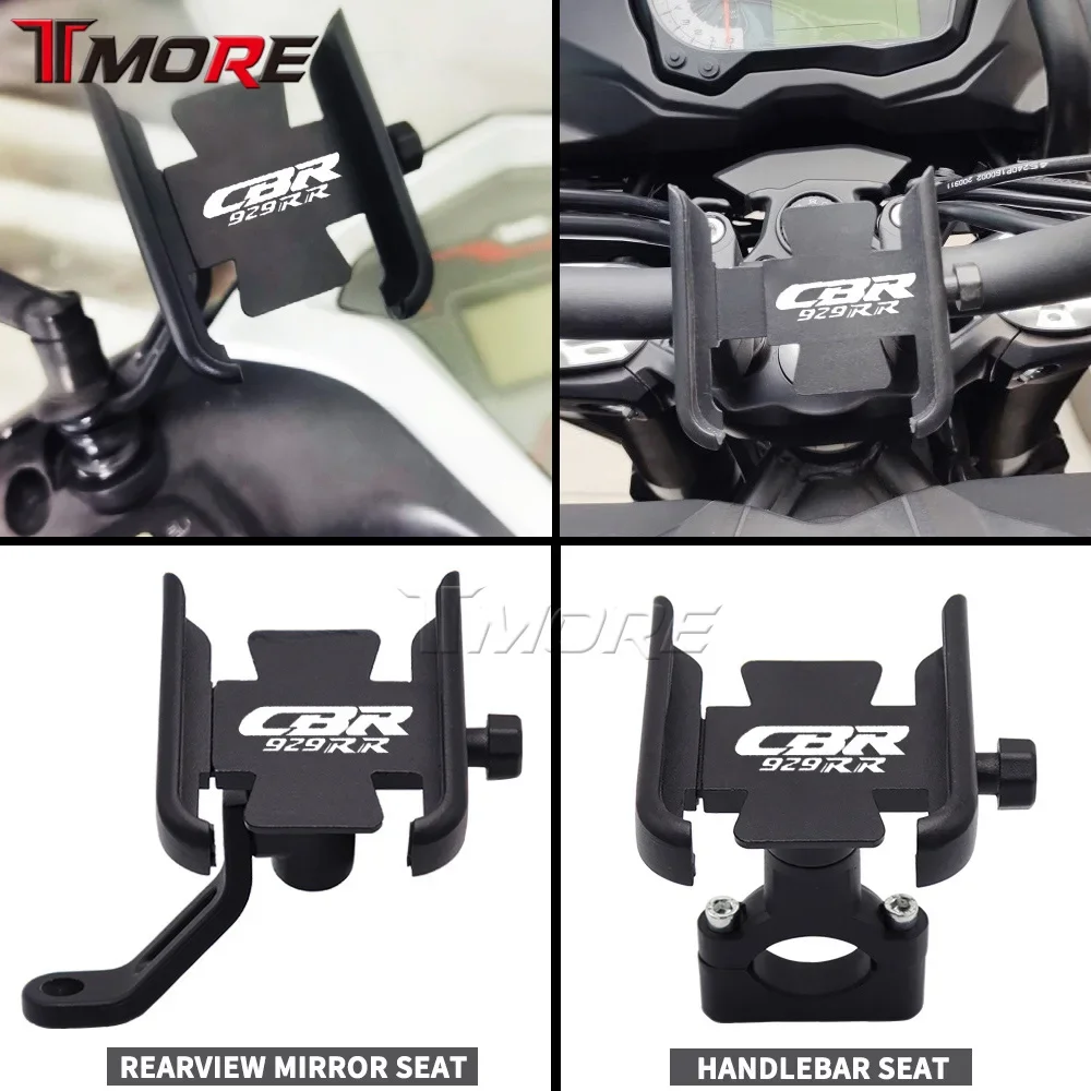 Motorcycle Accessories Handlebar Rearview Mobile Phone Holder GPS Stand Bracket For HONDA CBR929 RR CBR 929RR CBR929RR