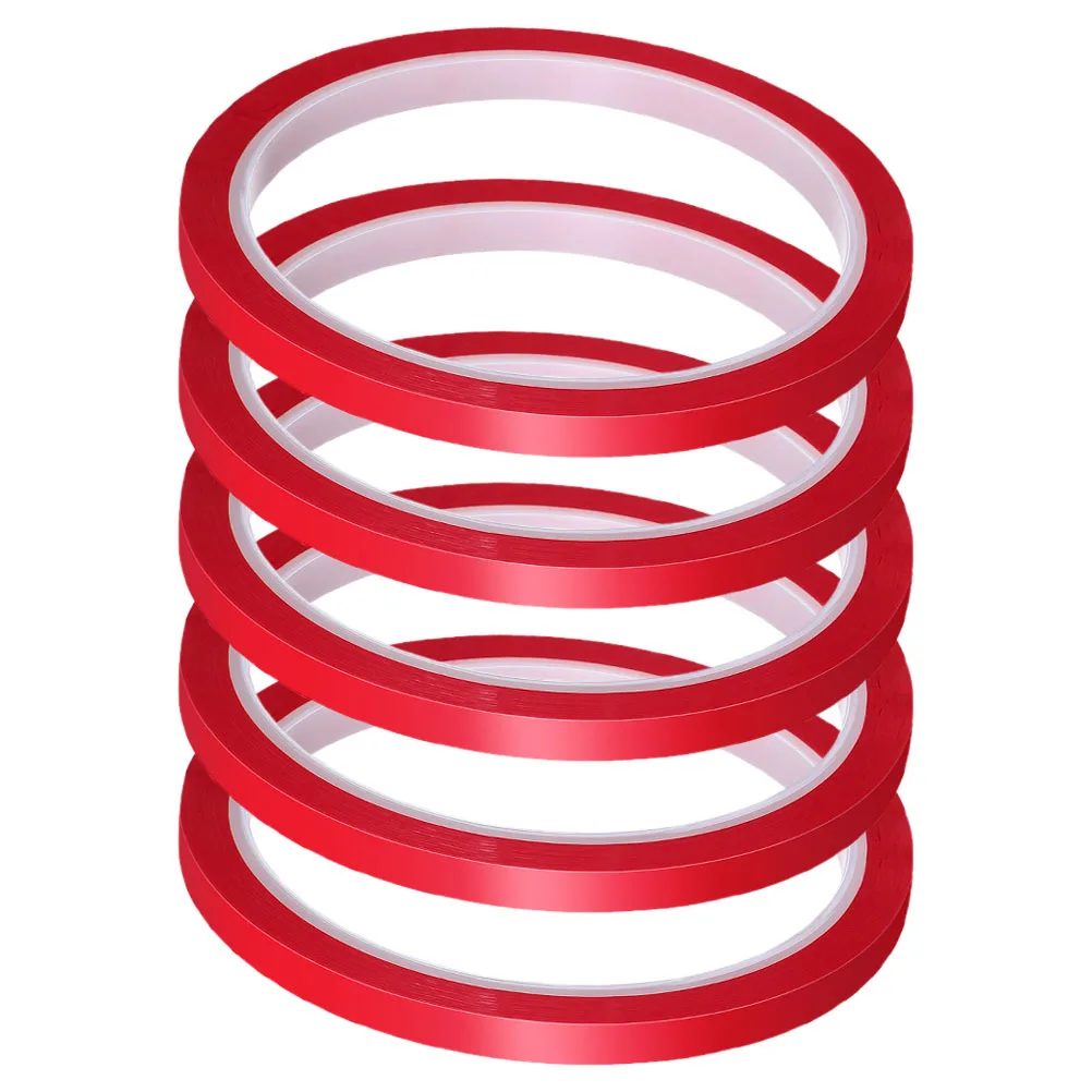 

5Pcs Auto Decorative Strips Heavy Duty Adhesive Fast Application Scratch Guard Uv Resistant Fit for Trunk Lid Side Mirrors Car