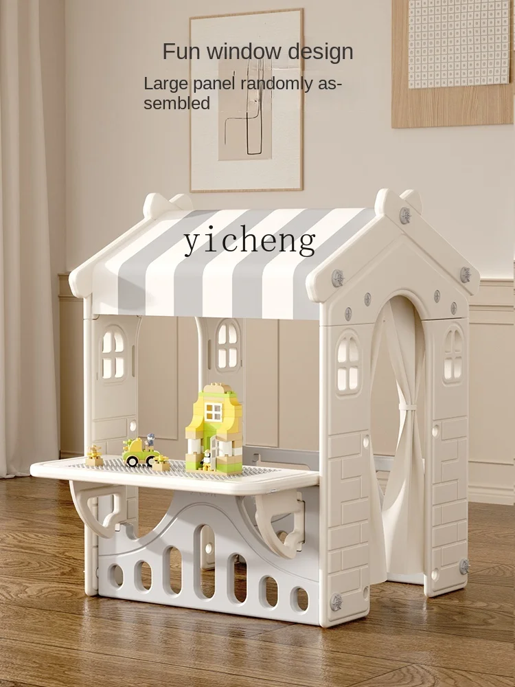 YY Household Boy and Girl Baby Game House Princess Castle Toy Small House